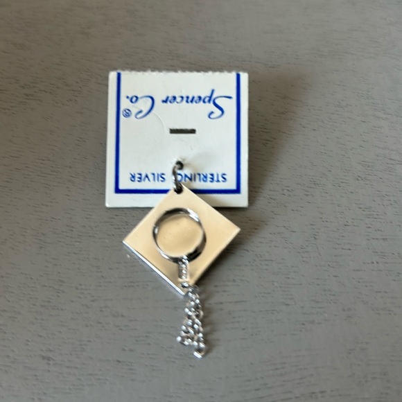 Sterling Silver Charm, Graduation Cap, NWT - Picture 4 of 5